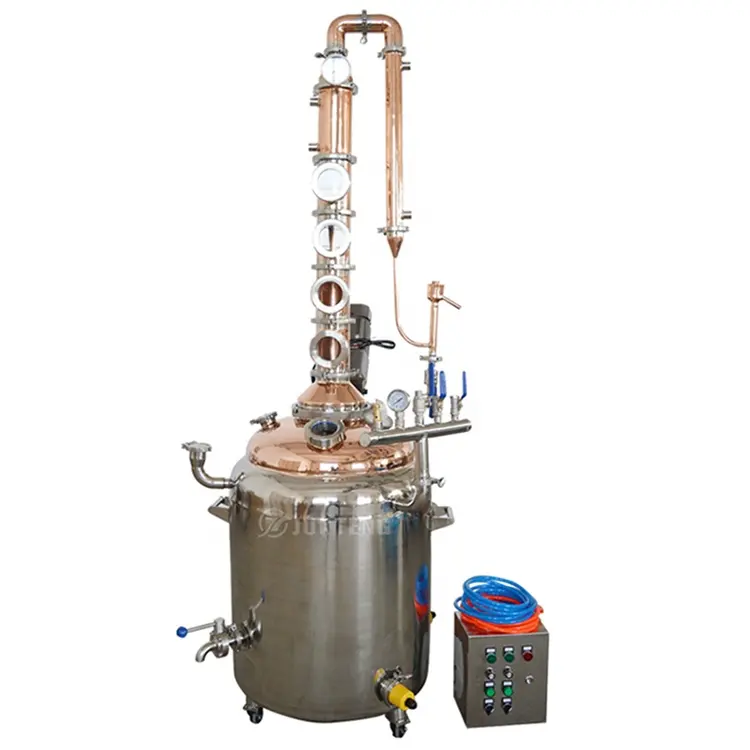 Home Alcohol Distiller Equipment Price 4" 6" 8" 10" 12" Red Copper Home Alcohol Distiller For Sale