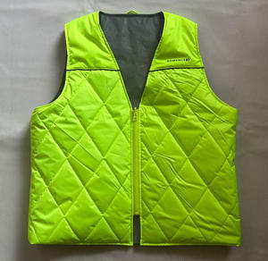 Veste sans manches réversible en polyester pour femmes, en gros, personnalisée, chaude pour l'hiver, unie, décontractée pour hommes, réfléchissante, pour l'extérieur - Product Image 4