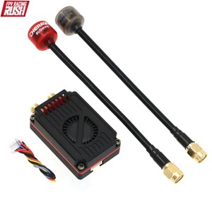 RUSHFPV ชุดส่งสัญญาณวิดีโอพลาสติก 5.8G 2.5W VTX 4.9G 8+48CH โปรโตคอล <span class=keywords><strong>IRC</strong></span> Tramp 7-30V ความถี่คู่ สำหรับโดรนแข่ง FPV ระยะไกล - Product Image 1