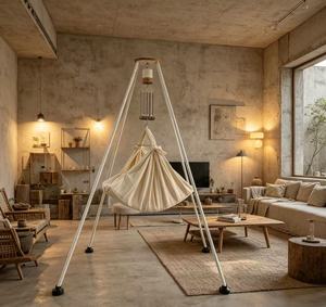 Cuna <span class=keywords><strong>Eléctrica</strong></span> con Soporte Metálico, Diseño Moderno, Plegable, Mueble para Interiores y Exteriores - Product Image 2