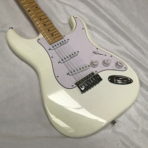 Chitarra Elettrica Giallo Chiaro Custom ST OEM con Corpo in Mogano Massello, Manico in Acero e Pedale Effetto - Chitarra da Viaggio Professionale - Product Image 6