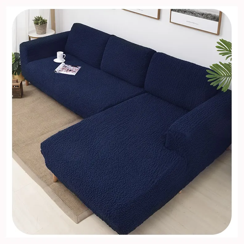 Bedruckte Sofa bezüge 3 Stück Schon bezug angepasst l Form Sofa bezug Stretch elastisch