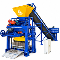 Machine à fabriquer des blocs de béton QT4-35 pour l'Afrique du Sud, équipement pour petites et moyennes usines de blocs, machine à fabriquer des briques creuses et des pavés