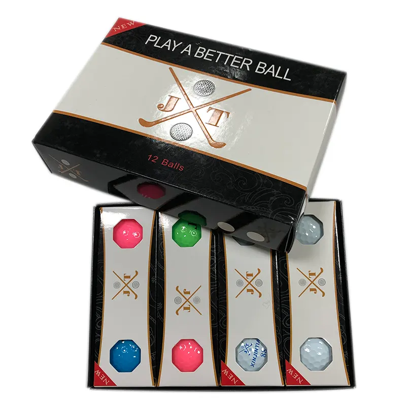 Toàn Bộ In Tùy Chỉnh 1/2/3/4/6/12/30/50 Golf Sleeves Golf Ball Box