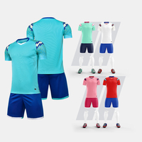 Ensemble complet de football pour jeunes et adultes de haute qualité, original d'usine, kit d'entraînement de football personnalisé pour l'été