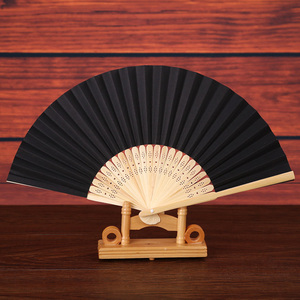 Impreso personalizado plegable ventilador plegable de <span class=keywords><strong>papel</strong></span> de bambú VENTILADOR DE LA MANO - Product Image 3
