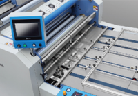 Machine de laminage électrique entièrement automatique à pré-revêtement pour papier et plastique, haute vitesse 100 m/min, emballage de cartons