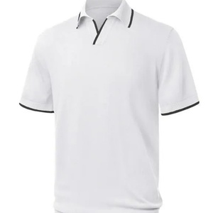 เสื้อโปโลคอวีผู้ชายแบบปรับแต่งโลโก้ ทรงปกติ สำหรับเล่นกอล์ฟ เนื้อผ้าถัก ระบายอากาศได้ดี - Product Image 5