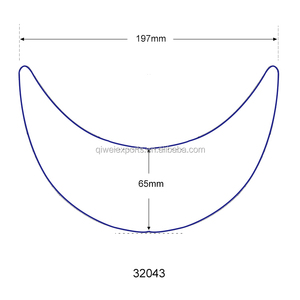 حافة قبعة بلاستيكية من البولي إيثيلين، ملحقات لصناعة القبعات 32043 - Product Image 2