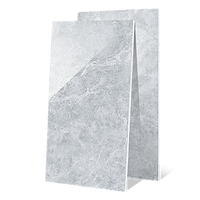 Carrelage en porcelaine aspect marbre gris cendre 600x1200mm moderne facile à nettoyer imperméable pour sol/mur salle de bain hall villa salon hôtel