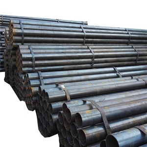 Estándar de fábrica longitud bisel termina ASTM A106/API 5L <span class=keywords><strong>sch</strong></span> <span class=keywords><strong>40</strong></span> negro tubería de acero sin costura - Product Image 1