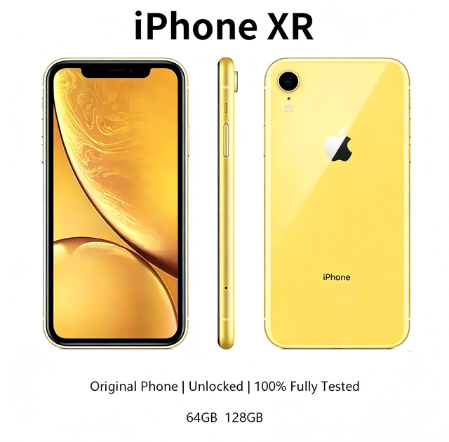 Wholesale Original Used IPhoneXR Unlocked 64GB 128GB 100% Full Tested Low MOQ Mix Order Second Hand