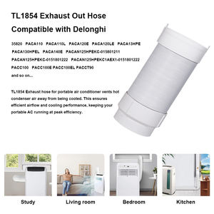 Kit de <span class=keywords><strong>tuyau</strong></span> d'évacuation pour <span class=keywords><strong>climatiseur</strong></span> portable Jiahao PJ379 TL1854, diamètre 5 pouces, longueur 44 pouces, connexion de <span class=keywords><strong>tuyau</strong></span> incluse TL2667 - Product Image 4