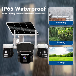 O-Kam 6MPデュアルレンズワイヤレスソーラーパワーサーベールカメラNiview 4K屋外4G SimカードセキュリティソーラーCCTVカメラ - Product Image 6