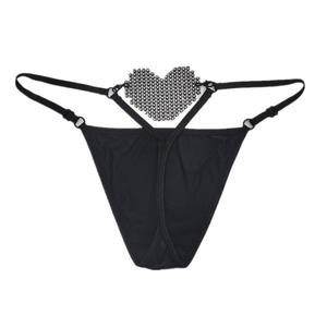 Nuovo 2024 Sexy <span class=keywords><strong>Perizoma</strong></span> con Catena per il Corpo in Strass, Gioiello Intimo a Forma di Cuore con Diamanti per Donne - Product Image 6