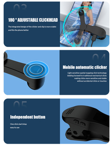 <span class=keywords><strong>Free</strong></span> Your Hands Écran de téléphone portable <span class=keywords><strong>Clicker</strong></span> automatique pour la diffusion en direct Réglage de l'équipement Plug and Play <span class=keywords><strong>Clicker</strong></span> automatique silencieux - Product Image 5