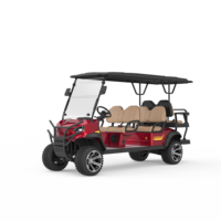 Voiture de club de golf touristique 6 sièges électrique Smart Performance voiturette de golf électrique