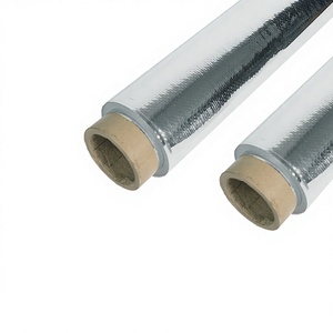 Superior Radiation Heat Resistance Smooth Luminous Surface Breathable <b>Waterproof</b> Metallic Woven Fabric Heat Insulation <b>Materials</b> - Product Image 1