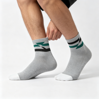 Chaussettes de sport athlétiques en coton éponge Super Elite avec logo personnalisé, échantillons gratuits, pour hommes et femmes