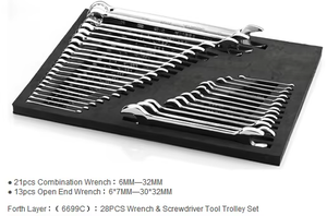 Armoire de réparation automobile de luxe durable Kit de chariot à outils mécanique Valise à roulettes - Product Image 4