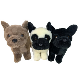 16 Pack Mini Plush Dog Keychains - Small Stuffed Animal Party Favors In Assorted Colors