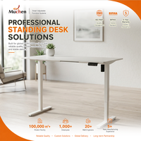 Bureau informatique rétractable en fer, hauteur réglable, type assis, avec moteur unique, bureau électrique à levage assis-debout