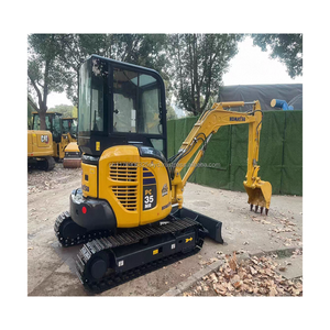 Excavatrices d'occasion Komatsu du Japon à vendre, mini-excavatrice Komatsu PC35 de 3,5 tonnes, excavatrice sur chenilles en bon état, KOMATSU35 - Product Image 1
