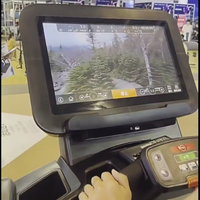 Caminadora Eléctrica Comercial con Motor de CA de 7.0HP, Cinta de Correr Ancha de 600mm, Pantalla LED, Inclinación de -3% a 20%, Equipo de Gimnasio para Hotel