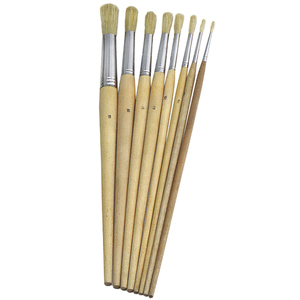 Spazzola rotonda con setole bianche Brico n. 1 - Product Image 1