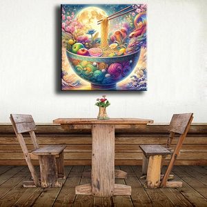 Mai momento 2025 nuovo disegno di pittura a diamante una ciotola di Noodles creativo ristorante pittura decorativa da parete <span class=keywords><strong>per</strong></span> <span class=keywords><strong>cucina</strong></span> asp2939 - Product Image 4