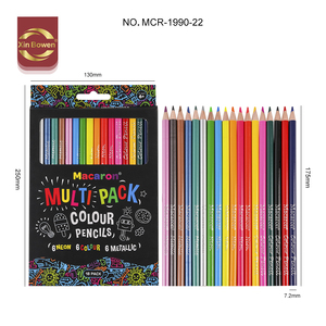 Juego de 18 Lápices de Colores Xin Bowen, Juego de Lápices de Madera de Colores Macaron Personalizados para Dibujar y Pintar - Product Image 1