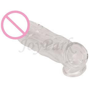 JoyPark Dual Delay Herren Sexspielzeug Dickes Gummi Ejakulation kondom mit Verzögerung funktion Penis hülle - Product Image 6