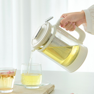 Xách tay 0.8L tự động điện Ấm trà thông minh dày thủy tinh nước nồi hơi ấm đun nước cho trà cà phê với bộ lọc - Product Image 3
