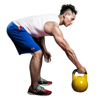 ZJFIT Fitness Ejercicio Pesas libres Levantamiento de pesas Competencia Kettlebell Entrenamiento de fuerza Equipo de gimnasio Acero Kettlebells