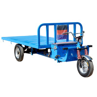 Triciclo Eléctrico con Pedaleo Asistido, Vehículo de Transporte de Carga, Carrocería Abierta, 30 km/h, Vehículo Agrícola de Fábrica