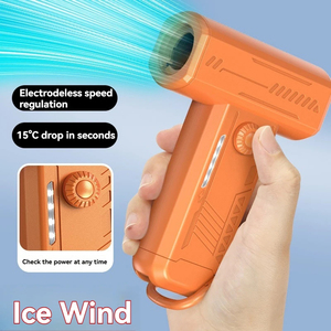 Ventilador de Aire Portátil al por Mayor de 130000 RPM, Ventilador de Chorro con Motor sin Escobillas, Mini Ventilador de Alta Velocidad con Viento Ajustable y Potente - Product Image 1