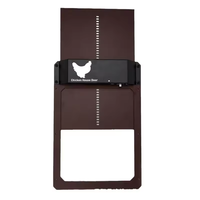 Porte de poulailler automatique personnalisée avec capteur de lumière, en ABS, pour poulets, fabrication OEM, vente en gros