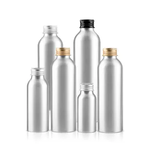 50Ml 100Ml 120Ml 250Ml Aluminium Flessen Met Deksel Aluminium Schroeffles