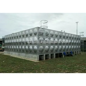 Welding Stainless Steel Water Tank Modular Type Stainless Steel Metal Water Tank