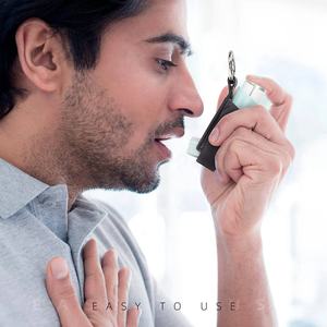 Porte-clés en cuir PU, étui pour inhalateur Salamol, étui pour pompe à inhalation contre l'asthme, étui de protection pour flacon pulvérisateur d'inhalateur contre l'asthme - Product Image 6