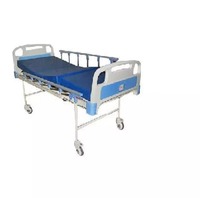 Lit d'hôpital le plus vendu avec dossier réglable en hauteur et barrières latérales pour un confort patient accru, disponible à la vente