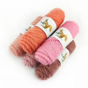 Deepeel YA002DIYハンド素材ベビースカーフニットセーターモヘアリスウールロングぬいぐるみカシミヤ糸 - Product Image 5