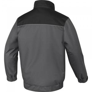 DELTA PLUS-Chaqueta gris-negra con acolchado cálido Mach de poliéster Oxford recubierto de poliuretano-EAN MW130710 CHAQUETAS DE TRABAJO - Product Image 2