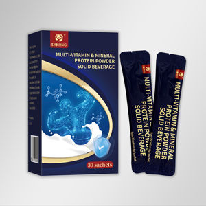 Siqiang Çoklu Vitamin Mineral <span class=keywords><strong>Protein</strong></span> Tozu Granül Katı İçecek Probiyotikler Demir Kalsiyum Kemik Yoğunluğu Bağışıklık Yetişkin Kullanımı İçin - Product Image 1