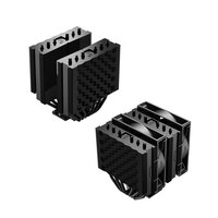 PCcooler RT620P Dual Tower CPU Air Cooler 6 Heatpipes High Performance Dual PWM Silent Fans for LGA1700 AM5