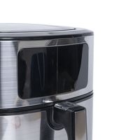 Four à Frire à Air Chaud Électrique Numérique Moderne en Plastique, Forme Carrée, Capacité 5.1-6.0L pour Usage Domestique en Cuisine