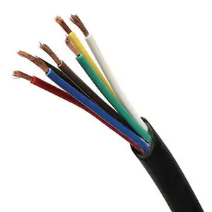 Wholesale Car Auto Wiring Power Cable Bare Copper OEM Automotive Electric PVC 7 Core 1MM Trailer Cable