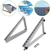 Support de trépied solaire triangulaire mini en aluminium anodisé, réglable multi-angles, personnalisé OEM, vente en gros d'usine
