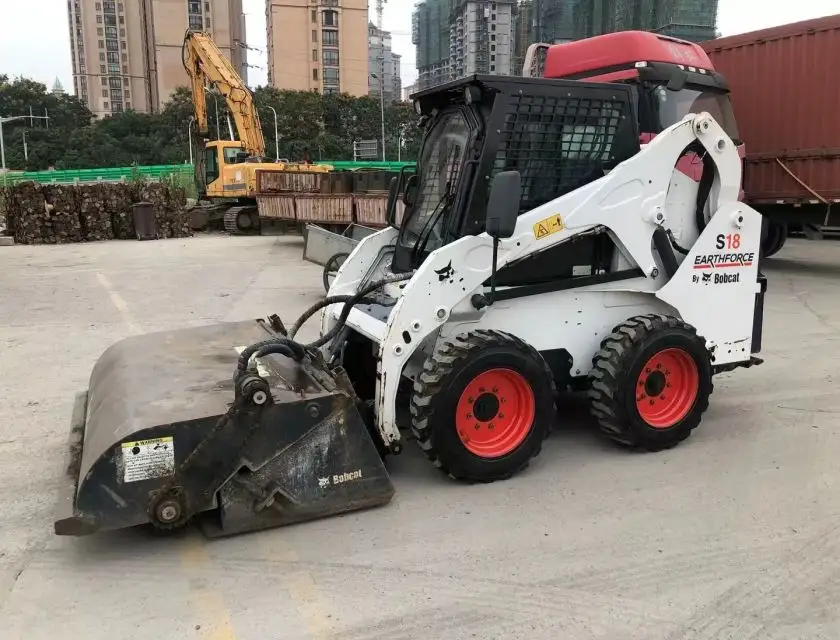 The best selling used construction machinery in USA Bobcat S18 loader high quality and cheap price