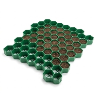 Grille de gazon en plastique de 38 mm/48 mm/68 mm de hauteur, grille de parking, pavé de gazon en HDPE